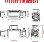 OPENROAD 13500 lb Recovery Winch - Image 6