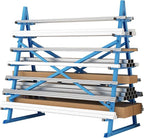Horizontal Lumber Storage Rack, Heavy Duty 2000 LBS, 60” W x 66” H x 40” D by Hymula
