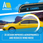 Extra Durable Window Deflectors in-Channel Window Visors Rain Guards Fit - Image 5