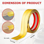 Flexible Wall Corner Protector Moulding Trim Peel and Stick Wall Corner Guards - Image 4