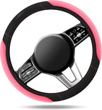Skechers Pink Steering Wheel Cover, Memory Foam Car Steering Wheel Cover - Image 3