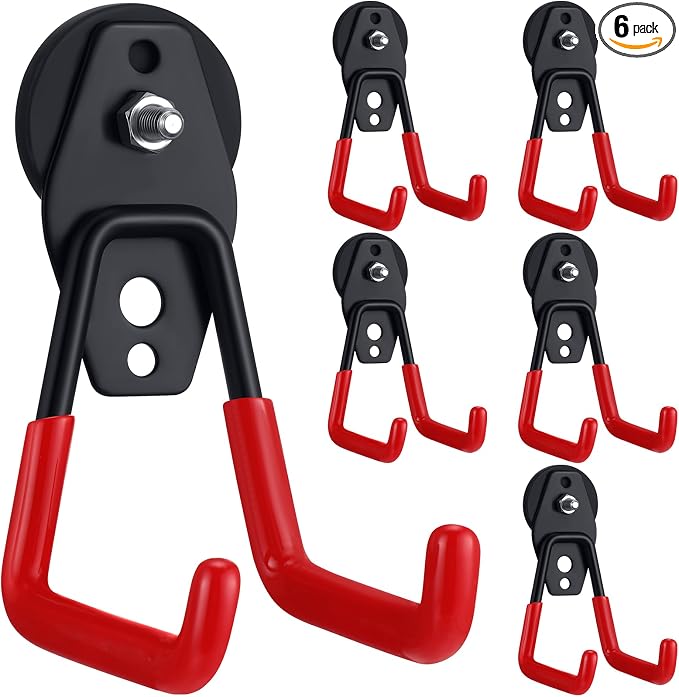 Landhoow Large Magnetic Hooks Heavy Duty Garage Magnet Hooks Strong Storage by Landhoow