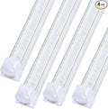 4 Pack, Led Shop Lights, 8FT Led Shop Light, 100W 6000K 15000LM Clear White by DOUYIDOUBEST-LEDLIGHTING
