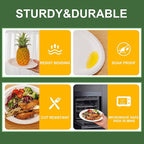 WELLIFE 100% Compostable Paper Plates 9 Inch, Biodegradable Bagasse, - Image 3