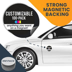 Magnet Me Up Customizable 30 Mil Round Magnet- 5”, 100 PK Weatherproof Car - Image 2