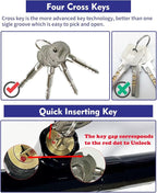 Steering Wheel Lock Anti-Theft car Device Car Wheel Locks Heavy Duty Vehicle - Image 5