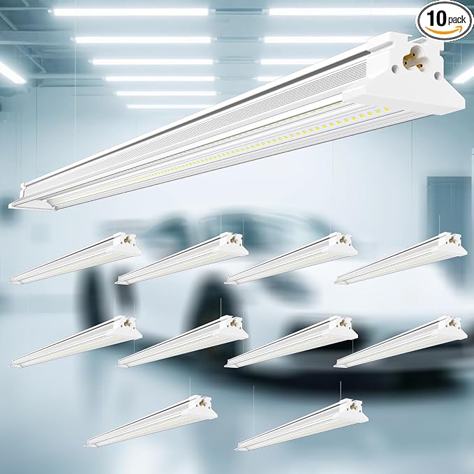 Upgrade Hanging | Surface Mount 4' Led Shop Lights by ELEKICO