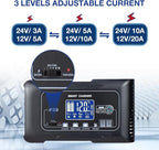 20A Smart Battery Charger 12V/24V, Automatic Charger & Maintainer - Image 3