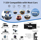 Wireless Carplay Screen, 10.26"Portable Car play & Android Auto Touch Screen - Image 7