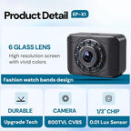 X1 Backup Camera for Car License Plate Reverse Cam, IP69 Waterproof Rearview - Image 2