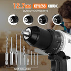Litheli Cordless Drill Driver, Brushless Electric Power Drill - Image 5