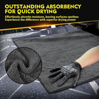 HOMEXCEL Car Drying Towels, 2 Pack Professional Microfiber Towels - Image 4