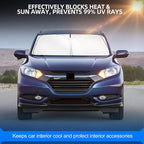 Windshield Sun Shade for Honda HR-V 2016-2022 Foldable HRV Sunshade Custom Fit - Image 7