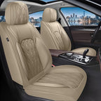 Car Seat Covers Fit for Toyota Camry 2012-2025: Full Set 5 Seats Faux Leather by DISUTOGO