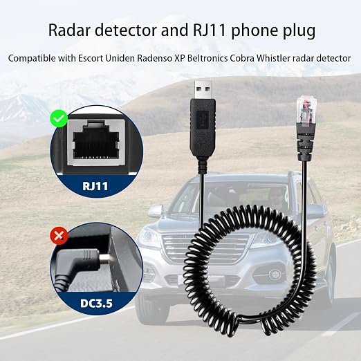 Radar Detector Colied Cable - Image 4