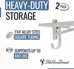 StoreYourBoard 2-Pack Heavy Duty Wall Shelves – Wall-Mounted Garage Storage - Image 3