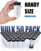 Lichamp Touch Up Paint Container, 50-Piece 2 oz Paint Touch Up Bottles - Image 2
