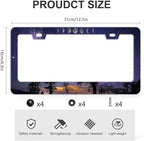 Starry Sky Moon License Plate Frames - Image 4