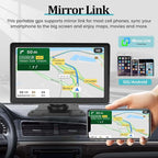 7 Inch Protable Apple Carplay Car Screen, Wireless Android Auto Dash Mount - Image 4