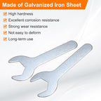 HARFINGTON 10pcs Small Wrench 24x120x2.3mm Metric U-Shaped Single Open Ended - Image 4