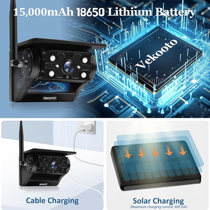 2 Magnetic Solar Wireless Backup Camera - Image 6