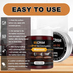 12oz Leather Recoloring Balm & 3.4oz Mink Oil Leather Conditioner kit, Maroon - Image 5