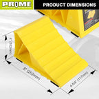 PR1ME Wheel Chocks with Non-Slip Base - Image 4
