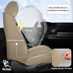 Car Seat Covers Fit for Toyota Camry 2012-2025: Full Set 5 Seats Faux Leather - Image 4