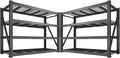Bepatio 8000LBS Garage Shelving Heavy Duty, Adjustable Utility Shelves by Bepatio