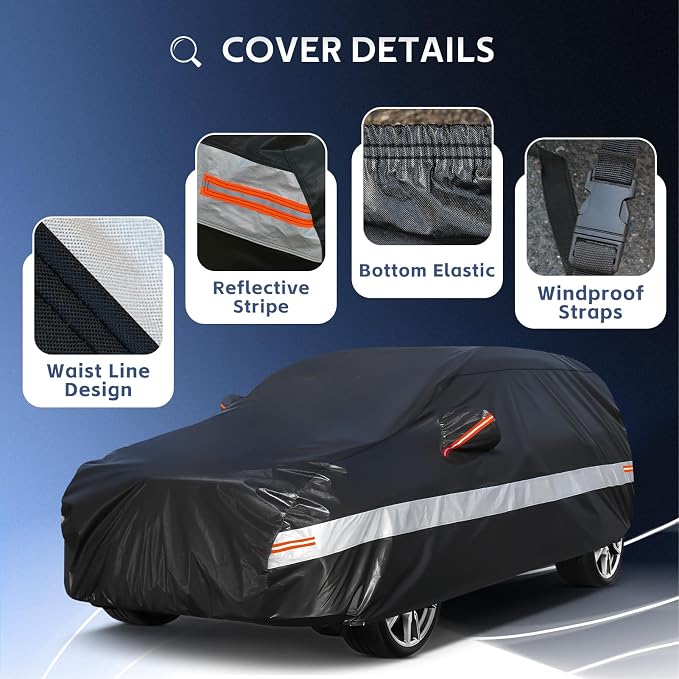 10 Layers SUV Car Cover Custom Fit - Image 4