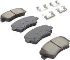 Premium Semi-Metallic Front Brake Pads Compatible - Image 2