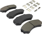Premium Semi-Metallic Front Brake Pads Compatible - Image 2