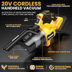 Cordless Vacuum for Dewalt 20V Battery, 5 in 1 Handheld Electric Vacuum Cleaner - Image 2