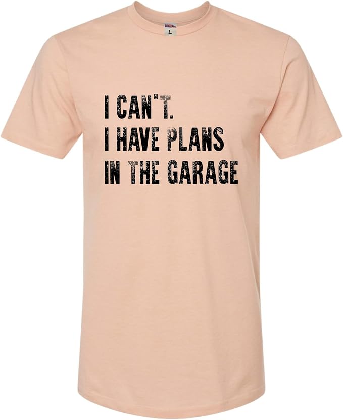 Go All Out Adult I Can't I Have Plans in The Garage Funny Dad Gift Deluxe Soft by GoAllOut