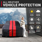 iCarCover Custom Car Cover for Chevy Kingswood Waterproof All Weather Rain Snow - Image 2