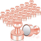 22 Pack Fridge Magnets, Rose Gold Strong Magnets by MAGXCENE