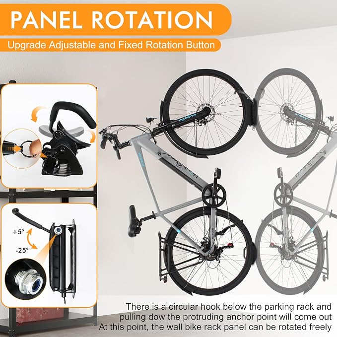 Bike Wall Mount, Space Saving Bike Wall Hanger, Hanging Bike Rack - Image 4