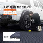 VEVOR Garage Tiles Interlocking, Non-Slip Double-Sided Texture Garage Flooring - Image 3