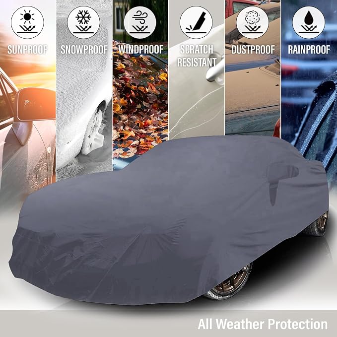Supreme Full Car Cover – for Pontiac Torpedo 1947 Semi Custom Fit Waterproof - Image 3