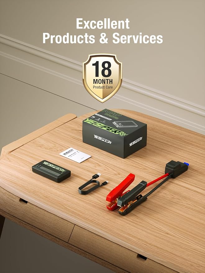 YESPER Jump Starter Portable, 1500A Peak Motorcycle Jump Starter, Jump Box - Image 7