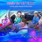 Dreamcolor Acrylic Interior Car Lights, WEBUPAR Car Accessories 18 in 1 Car LED - Image 6