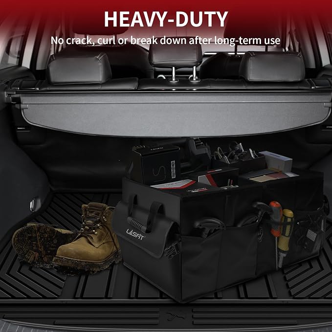 LASFIT Trunk Mats Fit for 2019-2025 Toyota RAV4 Hybrid and Gasoline, All - Image 4