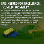 Premium Ceramic Front Brake Pads Compatible - Image 8