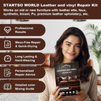 STARTSO WORLD Brown Leather & Vinyl Repair Kit - Image 3