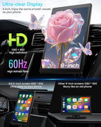 8” Wireless Apple CarPlay Screen - Image 5