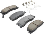Premium Semi-Metallic Front Brake Pads Compatible - Image 2