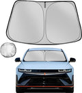 Windshield Sun Shade for 2022-2025 Hyun-dai Ioniq 5 Foldable Sun Sunshade for by Fonowka