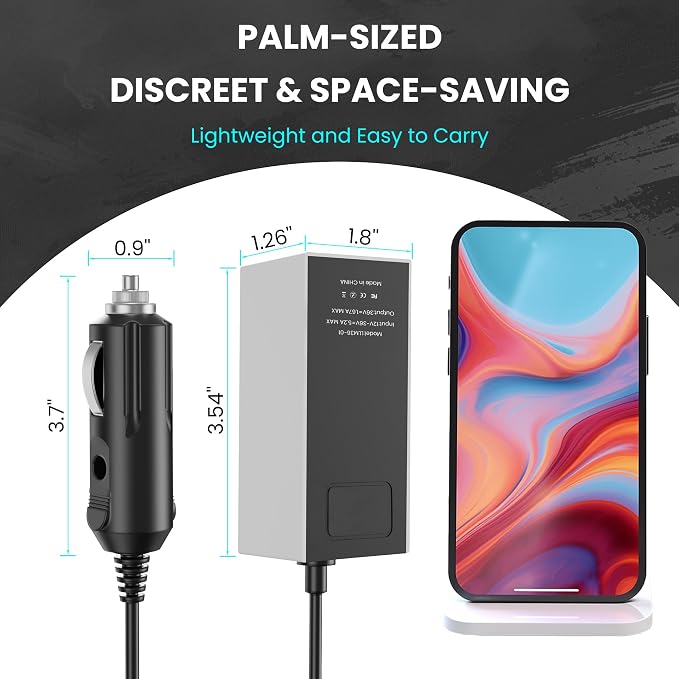 Car Charger/Car Power Adapter for Starlink Mini, 12V/24V/36V Cigarette Lighter - Image 2