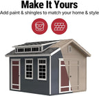 Handy Home Products Designer 12x10 Wooden Storage Shed - Image 10