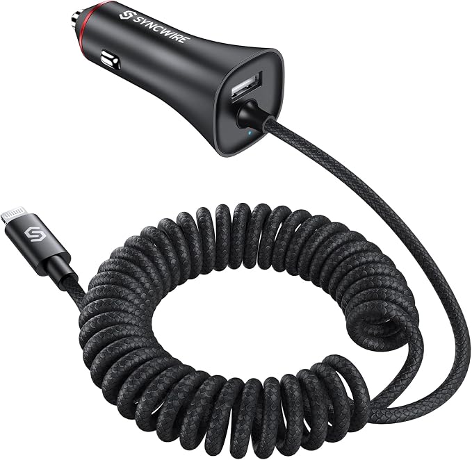 Syncwire iPhone Car Charger 32W Super Fast Car Phone Charger Cigarette Lighter by SYNCWIRE